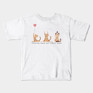 Bengal Cat Yoga Kids T-Shirt